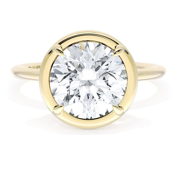 Round Solitaire Engagement Ring