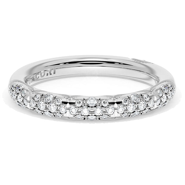 Tacori French Pavé Diamond Wedding Band