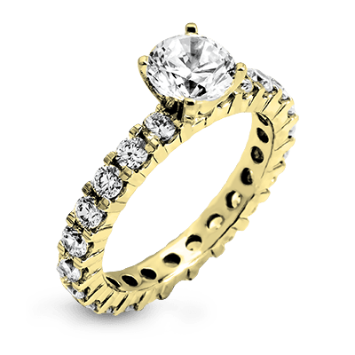ZR39-A Engagement Ring in 14k Gold with Diamonds
