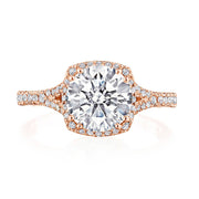 Round Bloom Engagement Ring