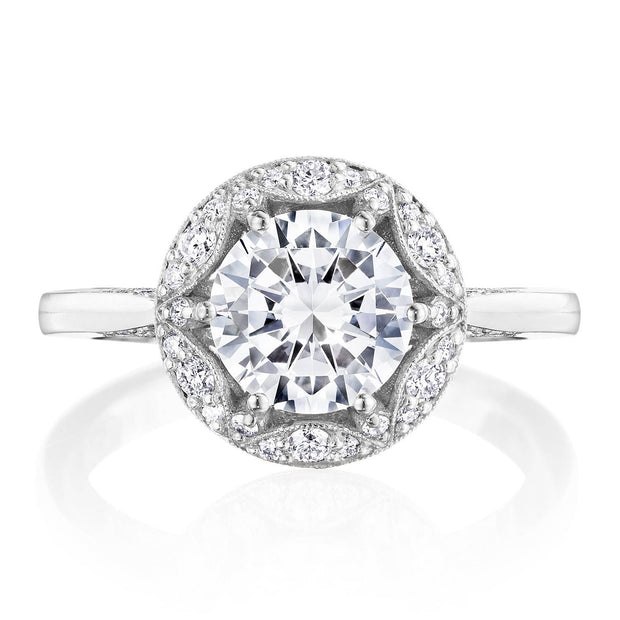 Round Bloom Engagement Ring