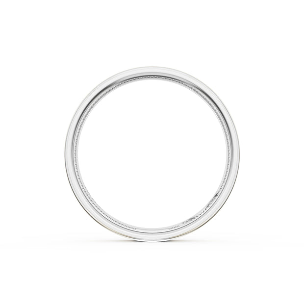 Flat Satin Finish Wedding Band