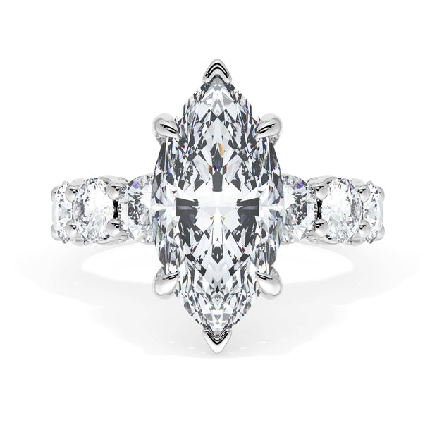 Marquise Solitaire Engagement Ring