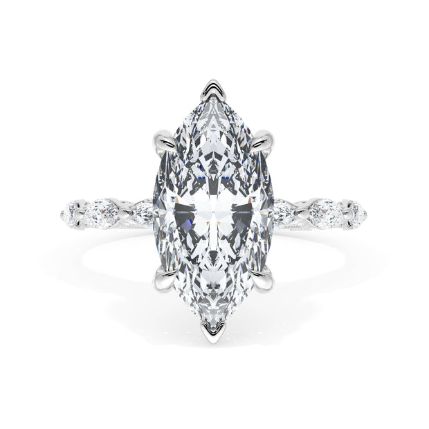 Marquise Solitaire Engagement Ring