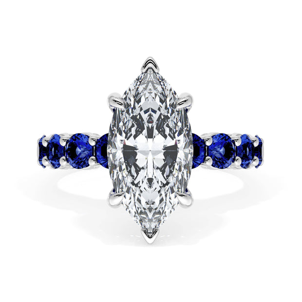 Marquise Solitaire Engagement Ring