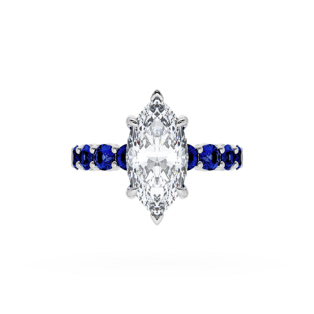 Marquise Solitaire Engagement Ring