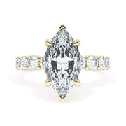 Marquise Solitaire Engagement Ring