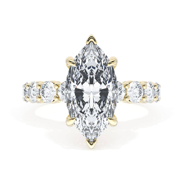 Marquise Solitaire Engagement Ring