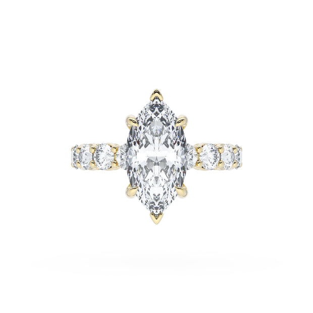Marquise Solitaire Engagement Ring