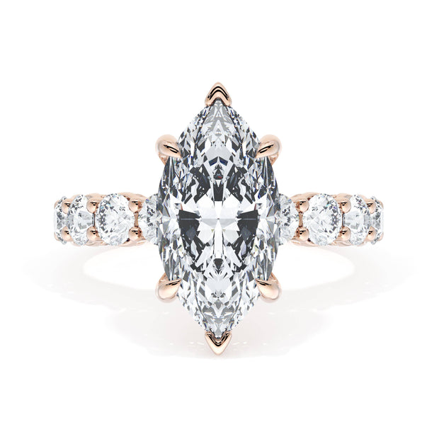 Marquise Solitaire Engagement Ring