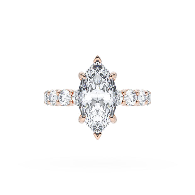 Marquise Solitaire Engagement Ring