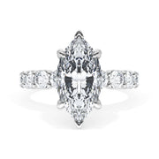 Marquise Solitaire Engagement Ring