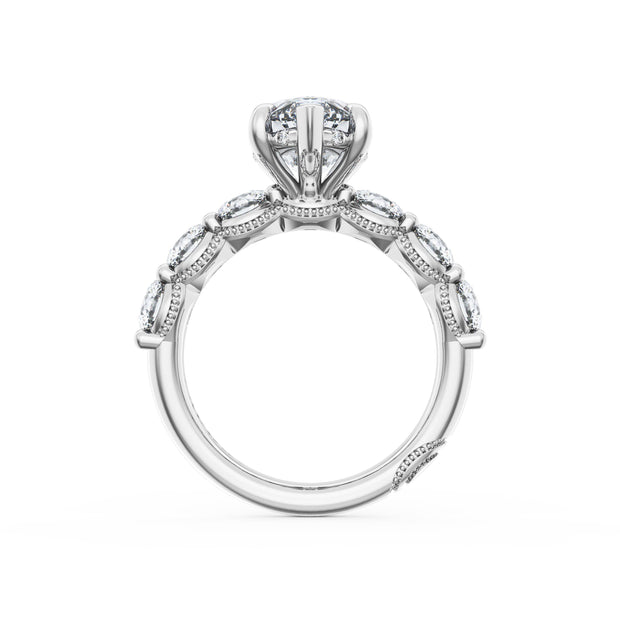 Marquise Solitaire Engagement Ring