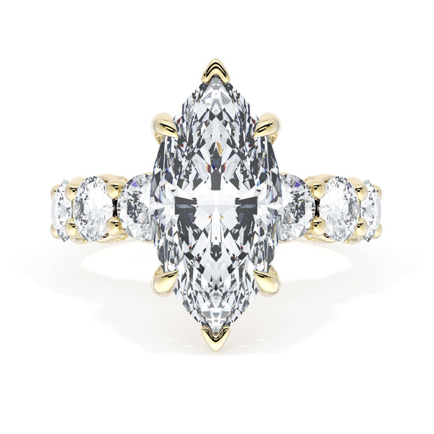 Marquise Solitaire Engagement Ring