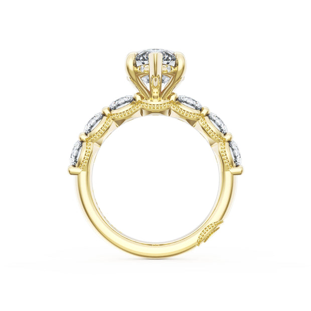 Marquise Solitaire Engagement Ring