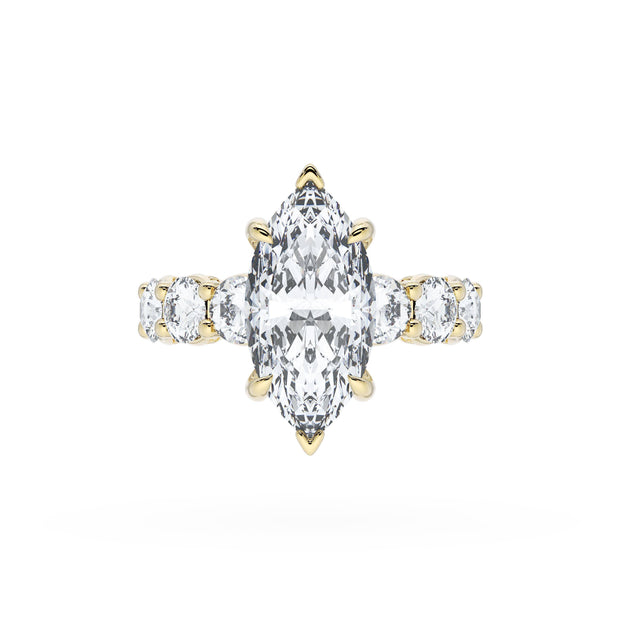 Marquise Solitaire Engagement Ring