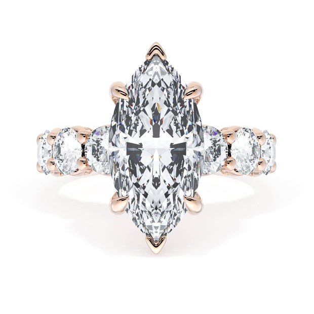 Marquise Solitaire Engagement Ring