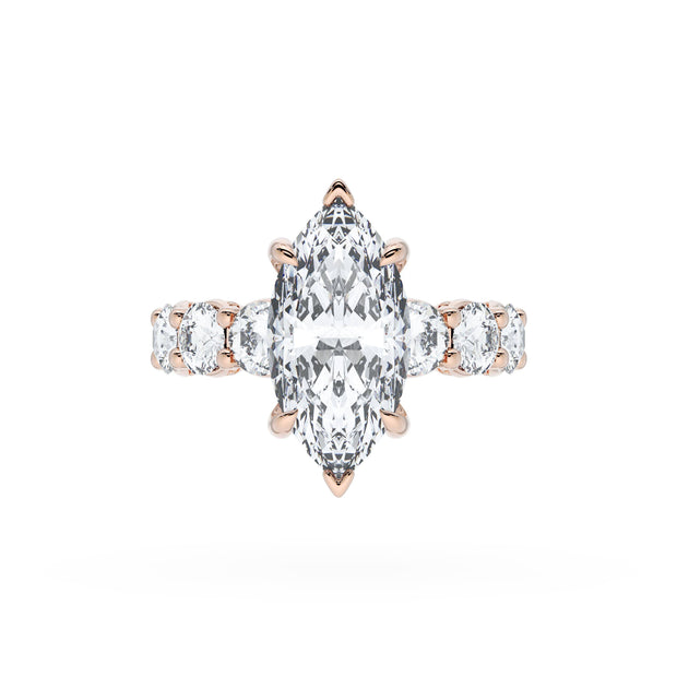 Marquise Solitaire Engagement Ring