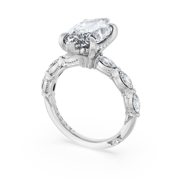 Marquise Solitaire Engagement Ring