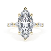Marquise Solitaire Engagement Ring