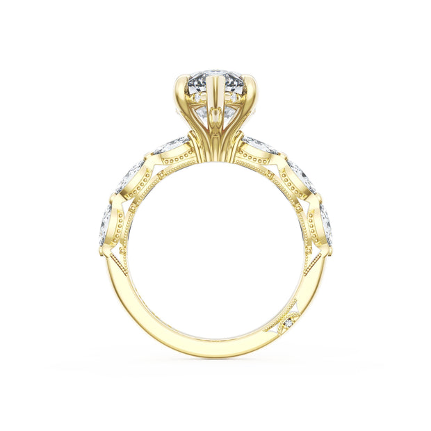 Marquise Solitaire Engagement Ring