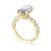 Marquise Solitaire Engagement Ring