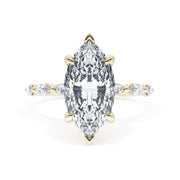 Marquise Solitaire Engagement Ring