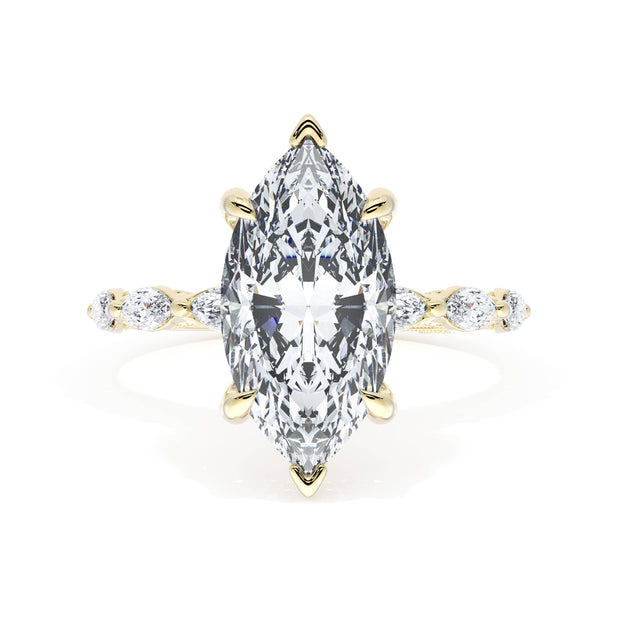 Marquise Solitaire Engagement Ring