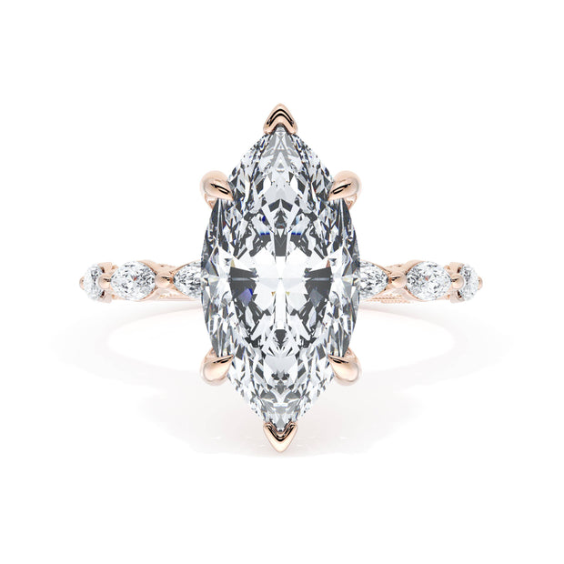 Marquise Solitaire Engagement Ring