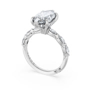 Marquise Solitaire Engagement Ring
