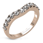 ZR1143 Anniversary Ring in 14k Gold with Diamonds