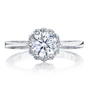 Round Bloom Engagement Ring