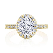 Oval Bloom Engagement Ring