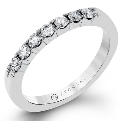 Ensemble de mariage ZR98 en or 14 carats avec diamants