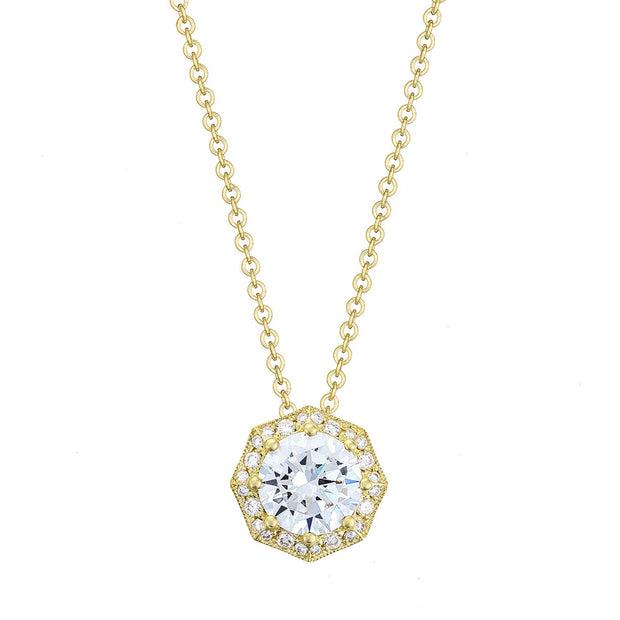 Art Deco Bloom Diamond Necklace