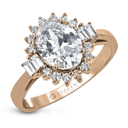 ZR2038 Engagement Ring in 14k Gold with Diamonds