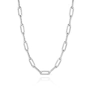 Silver Large Link Necklace