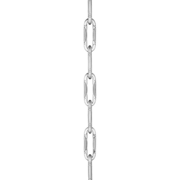 Silver Large Link Necklace