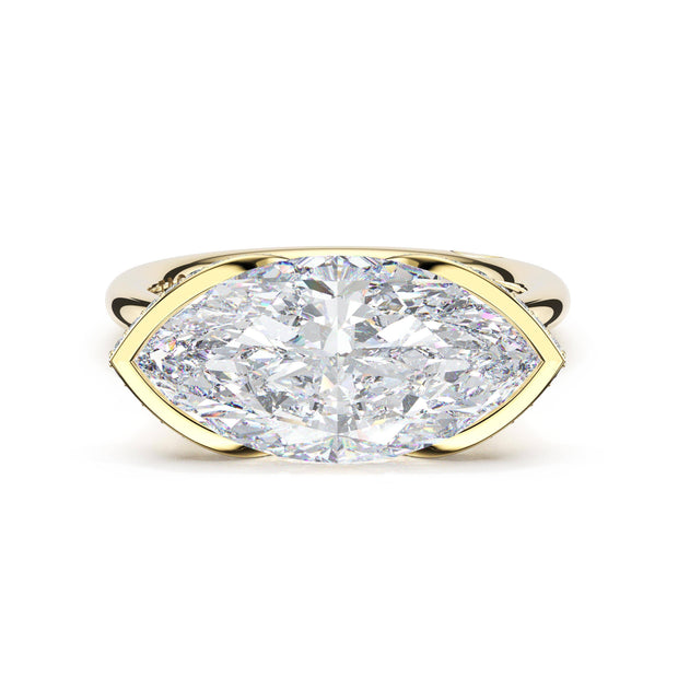 Marquise Solitaire Engagement Ring