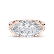 Marquise Solitaire Engagement Ring