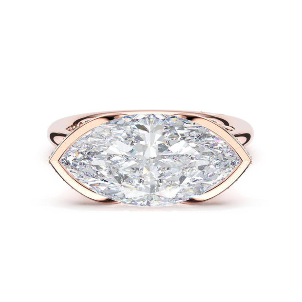 Marquise Solitaire Engagement Ring