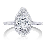 Round, Pear Bloom Engagement Ring