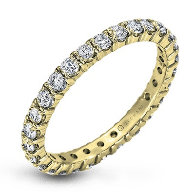 Bague d'anniversaire ZR38 en or 14 carats avec diamants