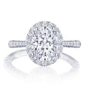 Oval Bloom Engagement Ring