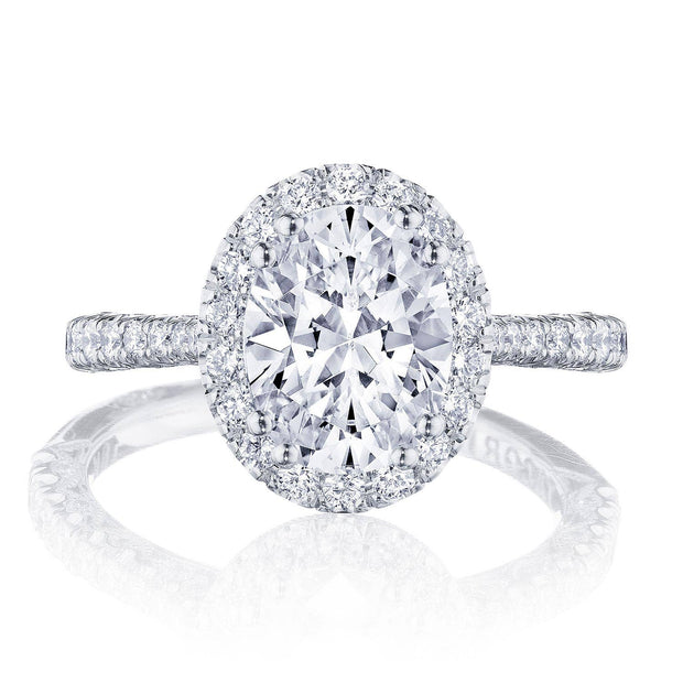 Oval Bloom Engagement Ring