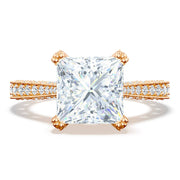 Princess Solitaire Engagement Ring