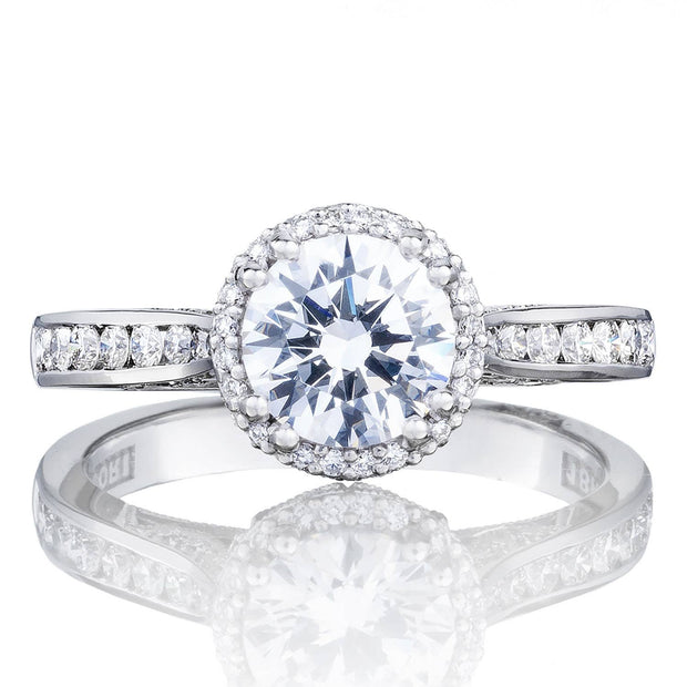 Round Bloom Engagement Ring