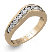 ZR1141 Anniversary Ring in 14k Gold with Diamonds