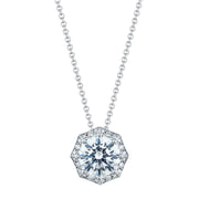 Art Deco Bloom Diamond Necklace