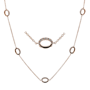 Necklace in 18k Gold with Diamonds